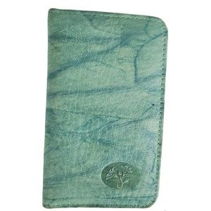 Buxton Teal Blue Top Grain Cowhide Double Leather Wallet EUC Womens Purse Clutch